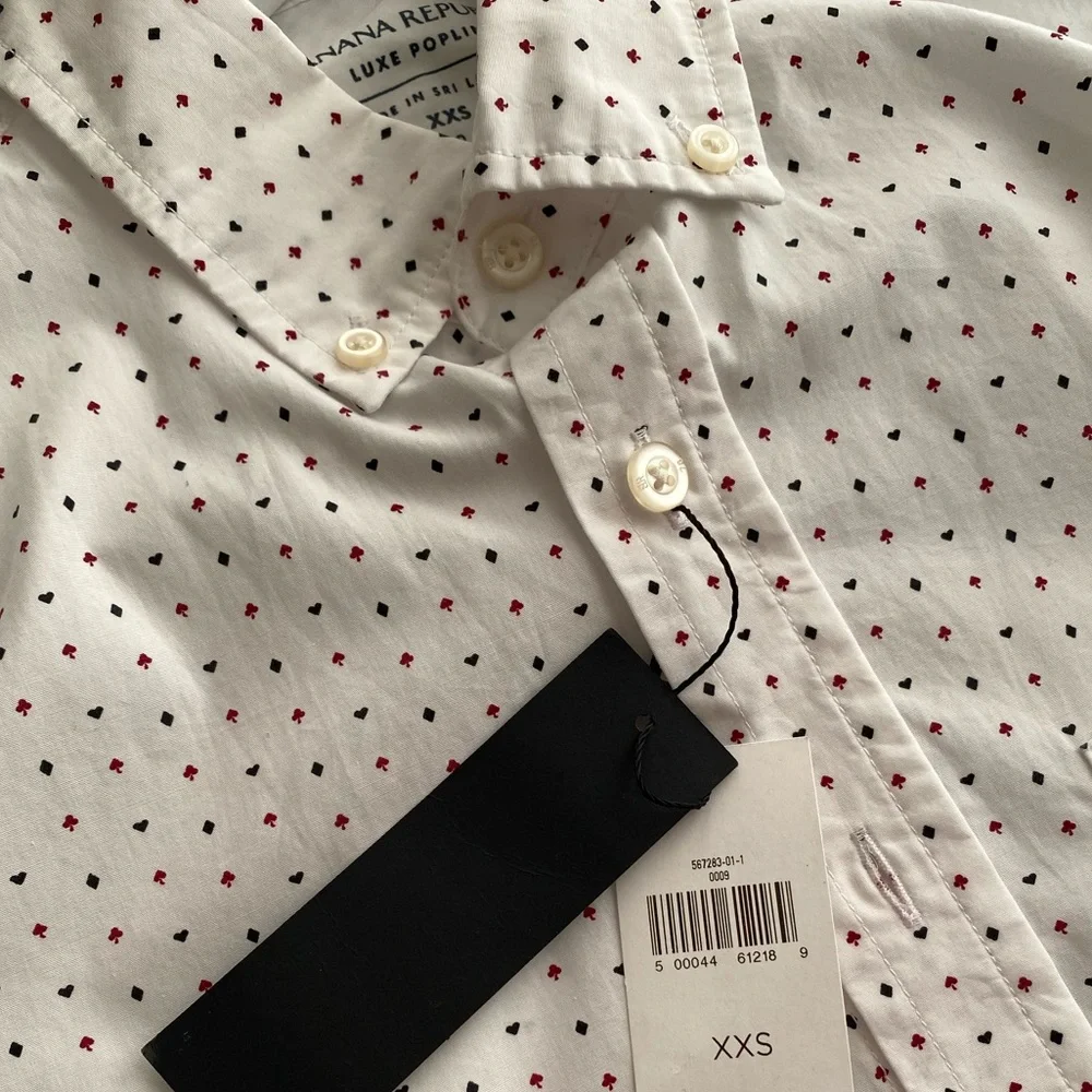 Banana Republic Luxe Poplin Shirt (Size XXS)